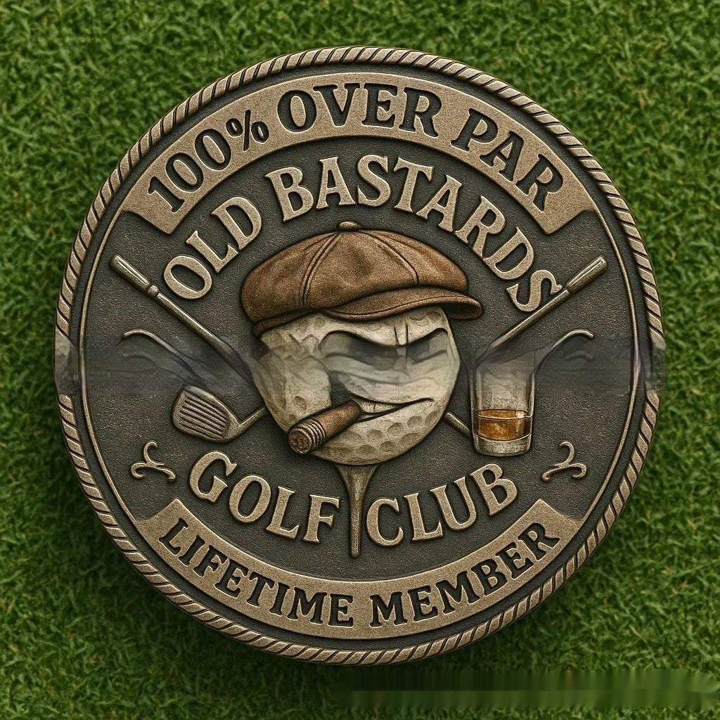 OLD BASTARDS GOLF CLUB Lifetime Member Ball Mark