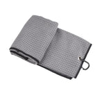 Solid Color Waffle Stitch Towel w/Clip