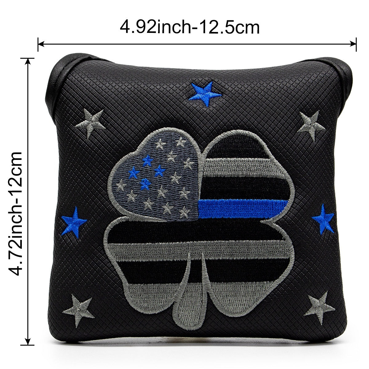 Mallet Putter Cover - Blue Line Clover