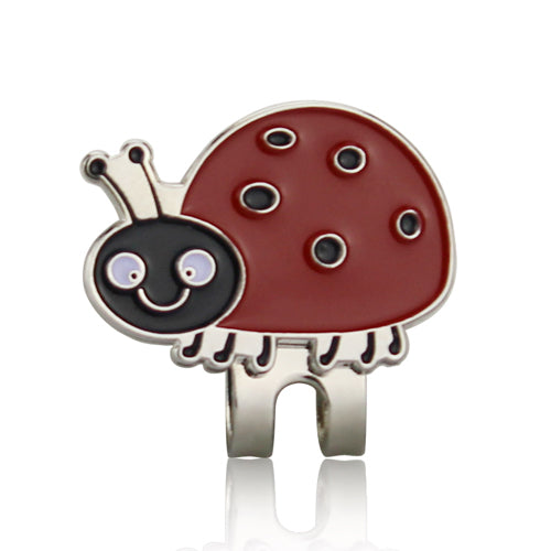 Lady Bug Ball Marker with Magnetic Clip