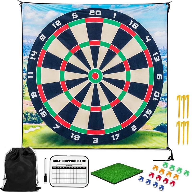 Golf Darts - Chip & Stick Golf Game - Indoor/Outdoor