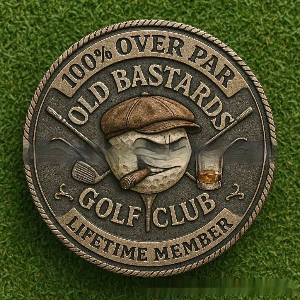 OLD BASTARDS GOLF CLUB Lifetime Member Ball Mark