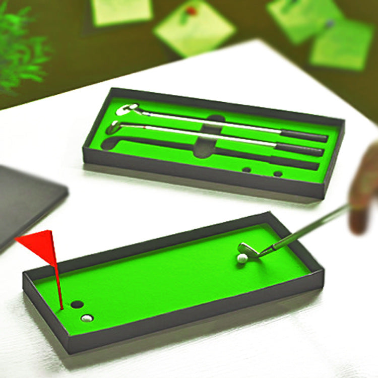 Desktop Mini Golf and Ballpoint Pen Set