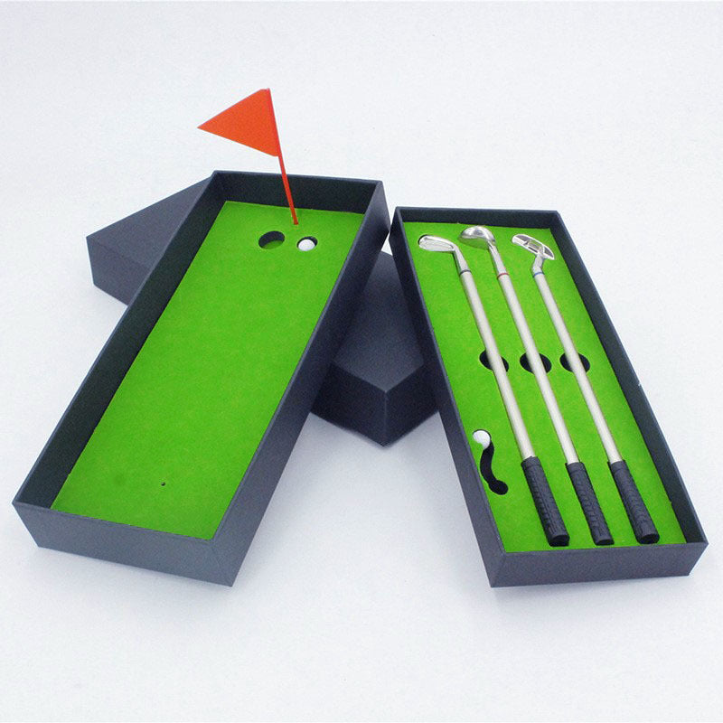 Desktop Mini Golf and Ballpoint Pen Set