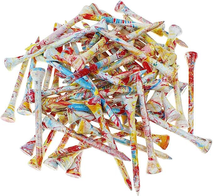 Tie Dye Golf Tees - 2.75 in / 70mm