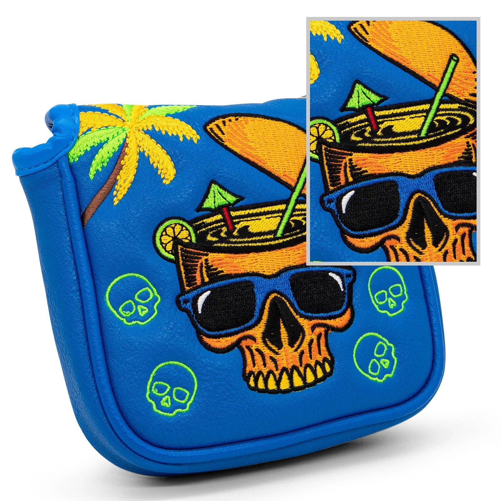 Mai Tai Tiki Skull Head Cover