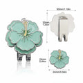 Green Morning Glory Ball Mark with Magnetic Clip