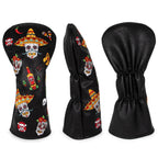 Fiesta Sombrero Skull Head Cover