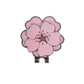Pink Peach Blossom Ball Mark with Magnetic Clip
