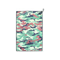 Camo Waffle Stitch Golf Towel with Magnet and Clip