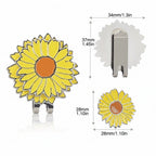 Sunflower Ball Mark with Magnetic Clip