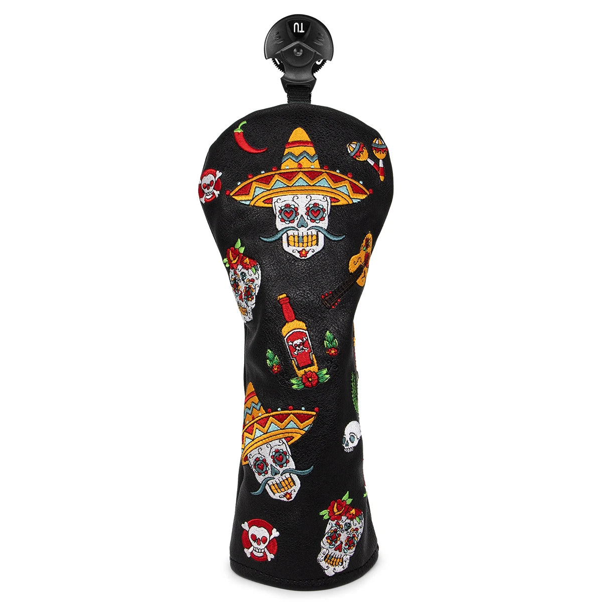Fiesta Sombrero Skull Head Cover