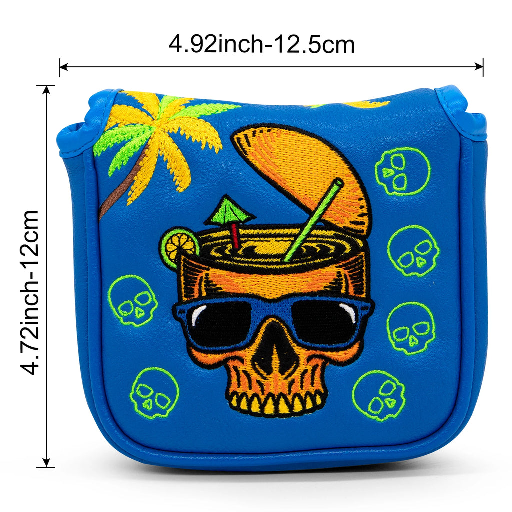 Mai Tai Tiki Skull Head Cover