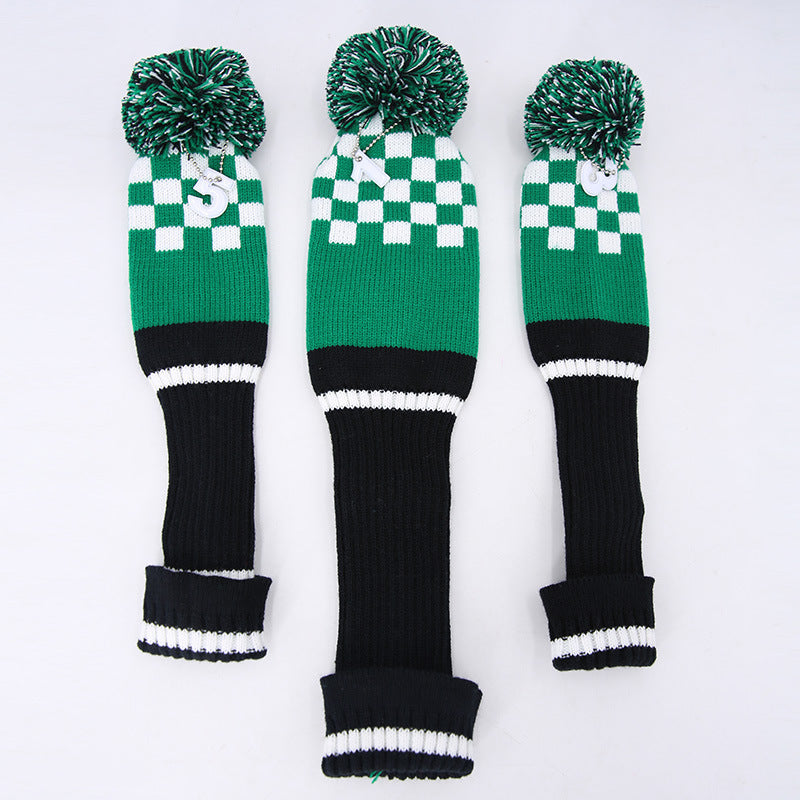 Checkered Knit Set