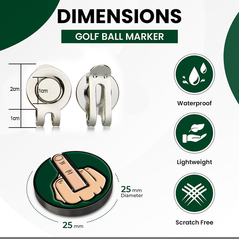 Ball Marker - Middle Finger