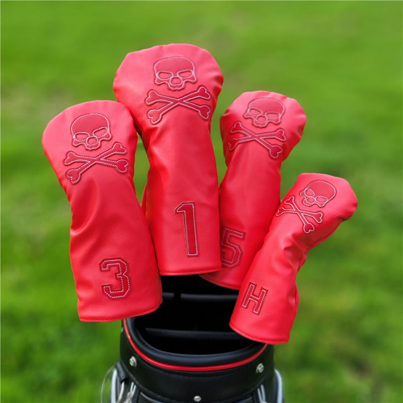 Skull Head Covers (Black, Red, White)