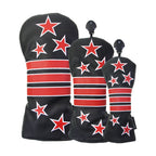 Starry Striped Head Cover Set