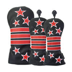 Starry Striped Head Cover Set